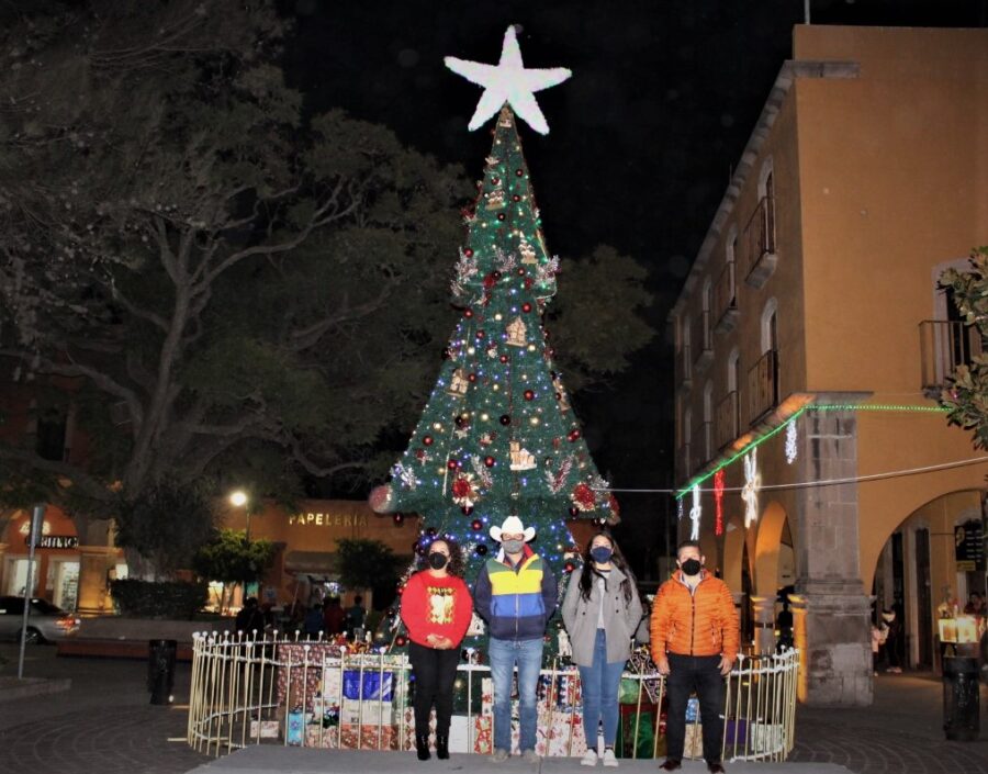 thumbnail IMG 0041 e1608266977959 - Encendido oficial del árbol navideño en el municipio