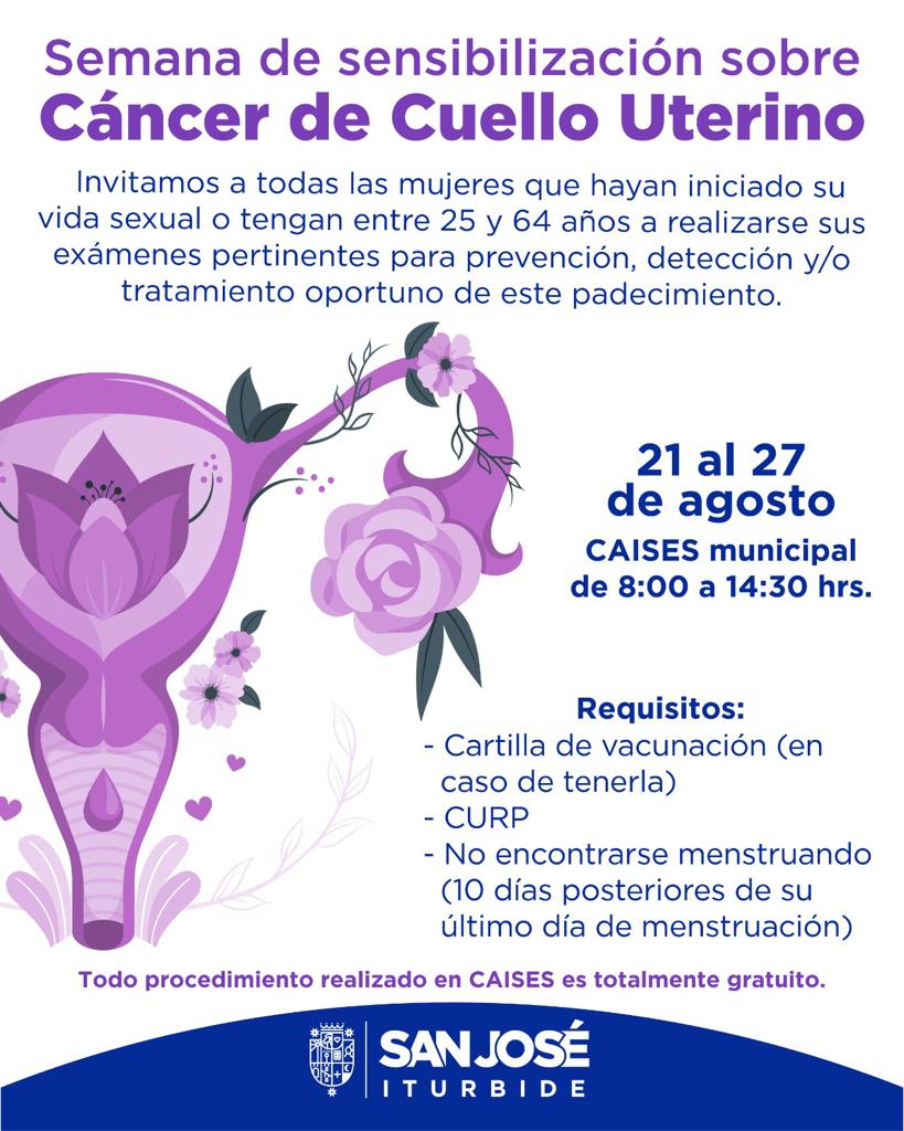 2 45 - Inicia en San José Iturbide la Semana de Sensibilización sobre el Cáncer de Cuello Uterino