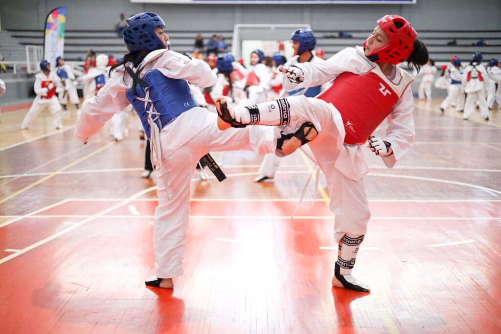 4 25 1024x683 - Congrega Comudaji más de 100 taekwondines en Foro de Deporte 2023