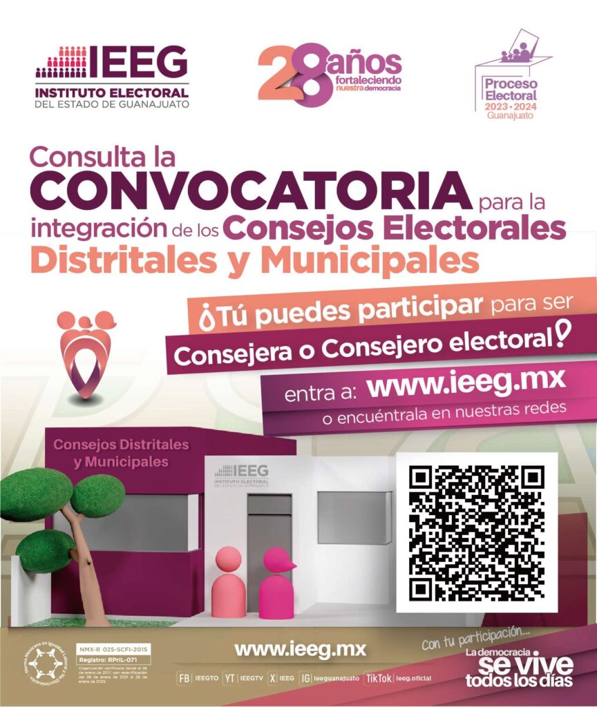 BANNER 336x400BANNER CONVOCATORIA 2 864x1024 - El viernes concluye convocatoria ciudadana para participar en elección de consejeros electorales