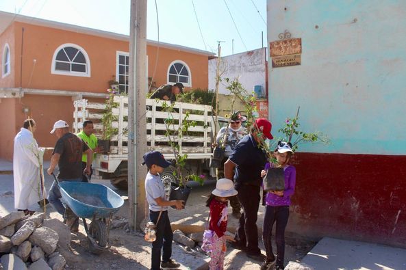 440967845 859171809541016 3670983631629837625 n - GOBIERNO MUNICIPAL, GRUPO LAMOSA Y SOCIEDAD CIVIL PARTICIPAN EN REFORESTACIÓN DE EL SALITRE