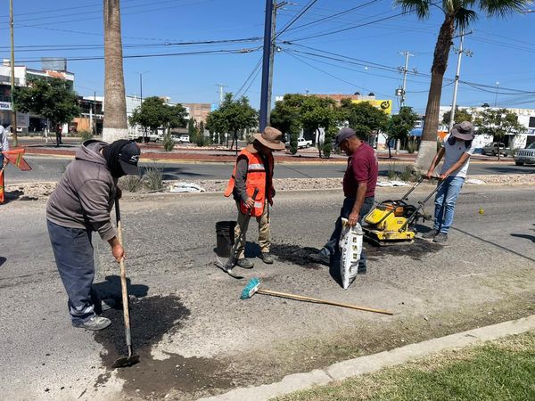 1 1 - Gobierno Municipal de San José de Iturbide inicia bacheo y despalme del terreno de feria