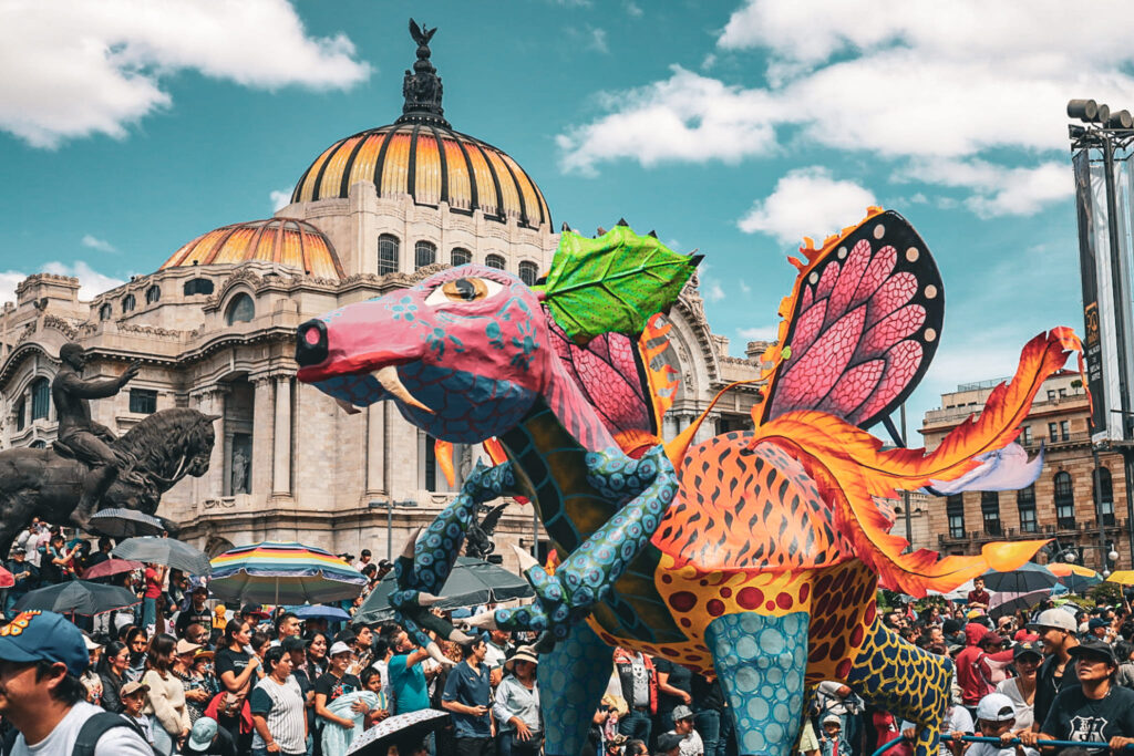 2 11 1024x683 - San José de Iturbide se hace presente una vez más en el Desfile de Alebrijes Monumentales de la CDMX