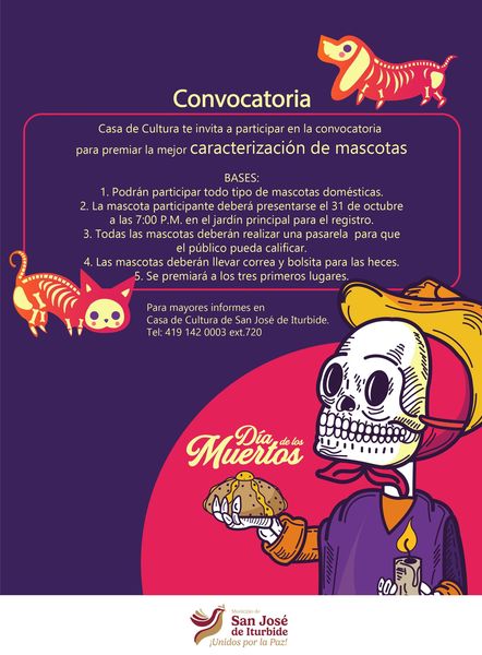 a 5 - Casa de Cultura de SJI invita a participar en tres atractivas dinámicas para celebrar en familia el Día de Muertos