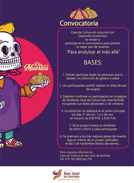 c 2 - Casa de Cultura de SJI invita a participar en tres atractivas dinámicas para celebrar en familia el Día de Muertos