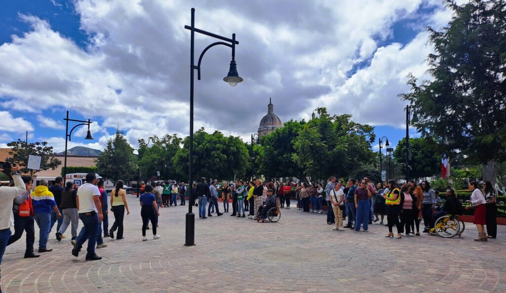 2 11 1024x593 - San Jos&eacute; de Iturbide se suma al Macro Simulacro Nacional en memoria de los sismos de 1985 y 2017