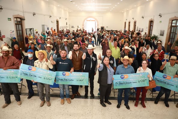 A 7 - Gobierno del Estado entrega 700 mil pesos a 139 productores iturbidenses