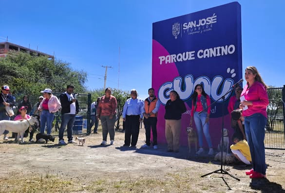 B 45 - Cindy Arvizu inaugura &ldquo;Parque Canino Guau&rdquo; en los terrenos de la Caja