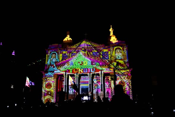 a 2 - Celebran aniversario del Santuario con video mapping